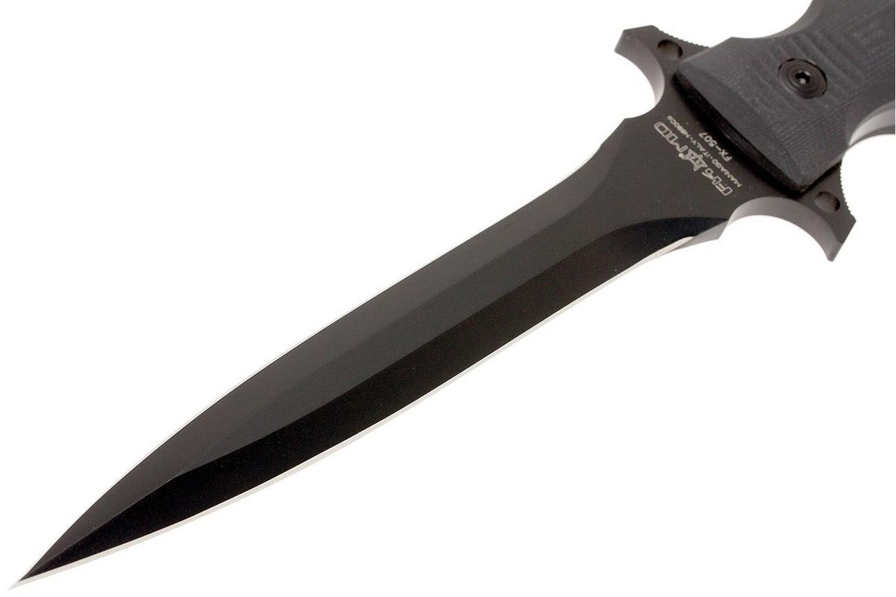 Fox FKMD Modras Black FX-507 dolk, Borut Kincl design