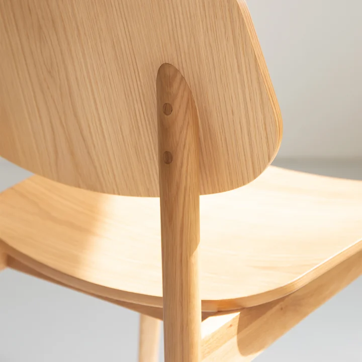 Studio Zondag - Baas Dining Chair Solid and Veneer, Nussbaum geölt