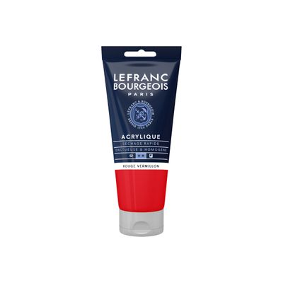 Lefranc Bourgeois - Peinture acrylique - rouge vermillon - 80 ml