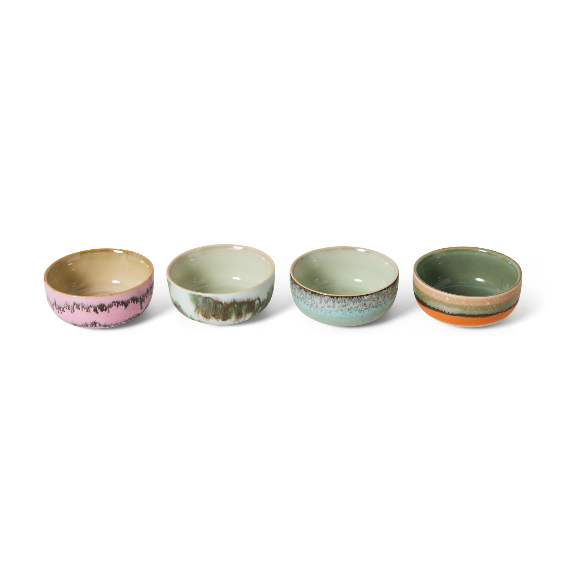 Servies 70's Ceramics tapas schaal Renaissance - set van 4