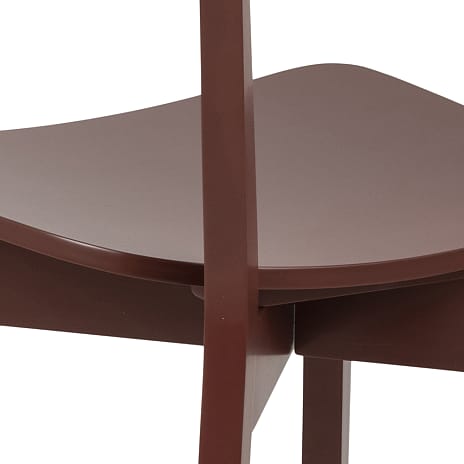 Roxby spisebordsstol - lakeret terracotta