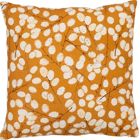 Intratuin sierkussen Flower bruin 45 x 45 cm