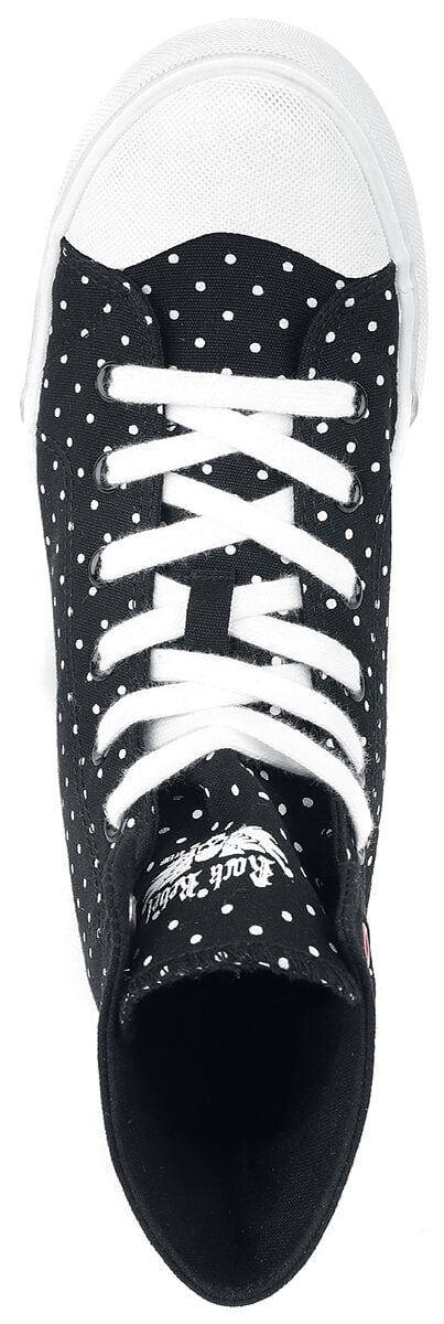 Baskets à Pois | Rock Rebel by EMP Baskets hautes
