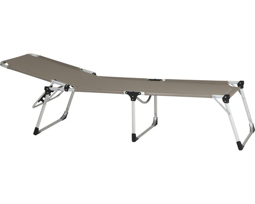Siena Garden XXL ligstoel, taupe stof