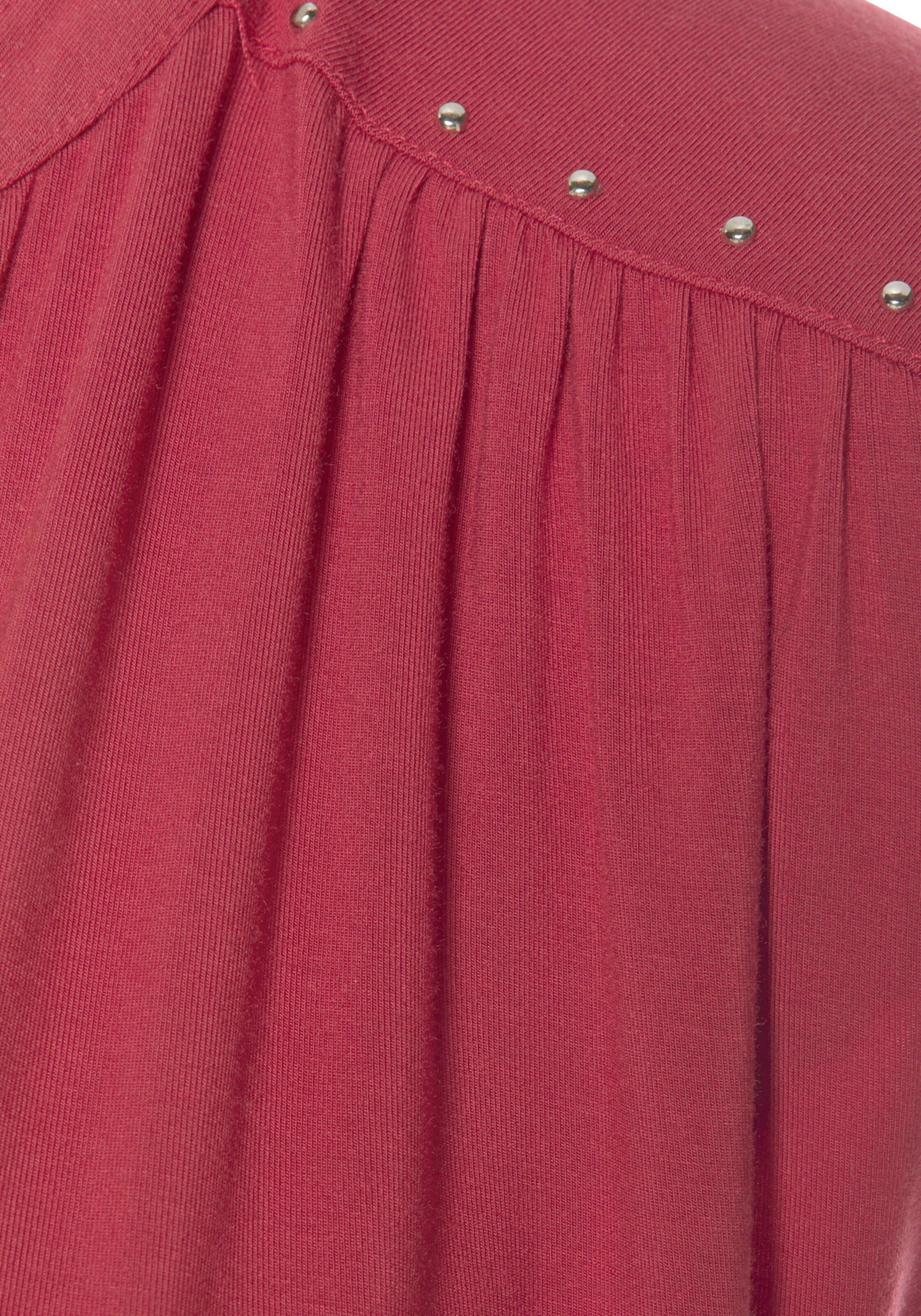 LASCANA Tanktop in dunkelrot