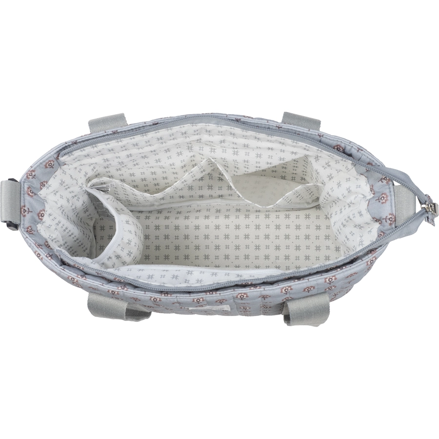 Walking Mum Crossbody Tasche Indian Lotus grau