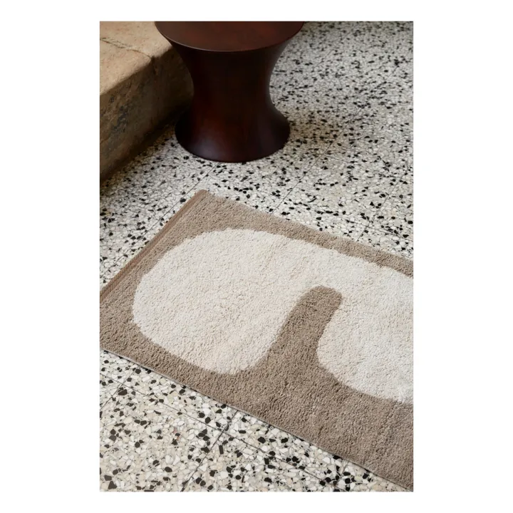Ferm Living Tapis de bain Lay | Taupe