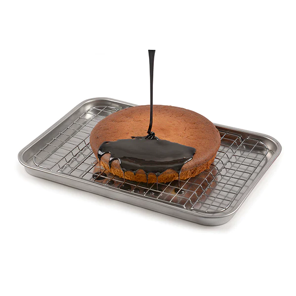 Plat à four bas 40x28 cm Steel Pan