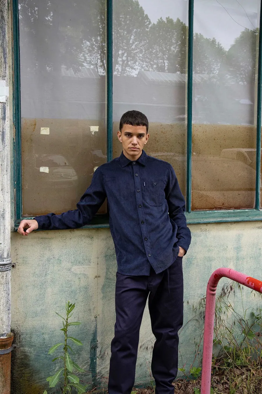 Chemise velours milleraies Misericordia