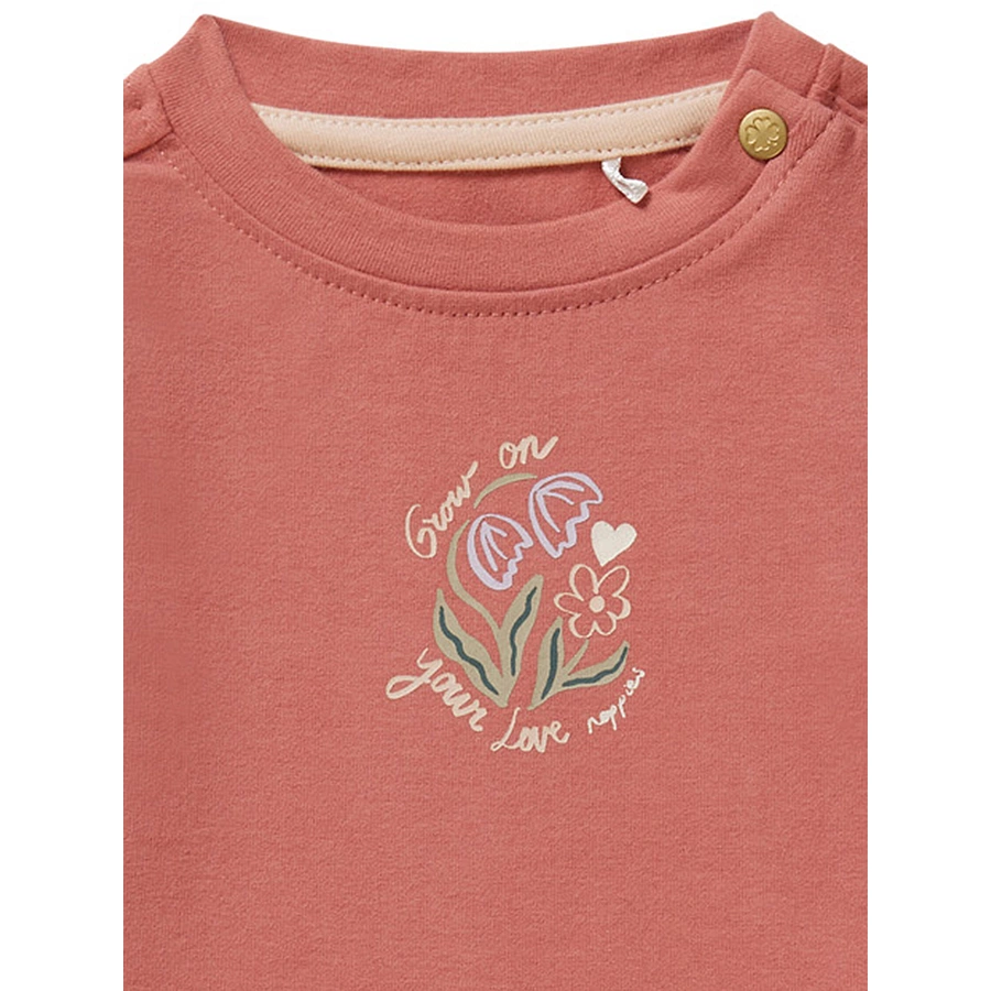 Noppies Langarmshirt Charlot Brick Dust