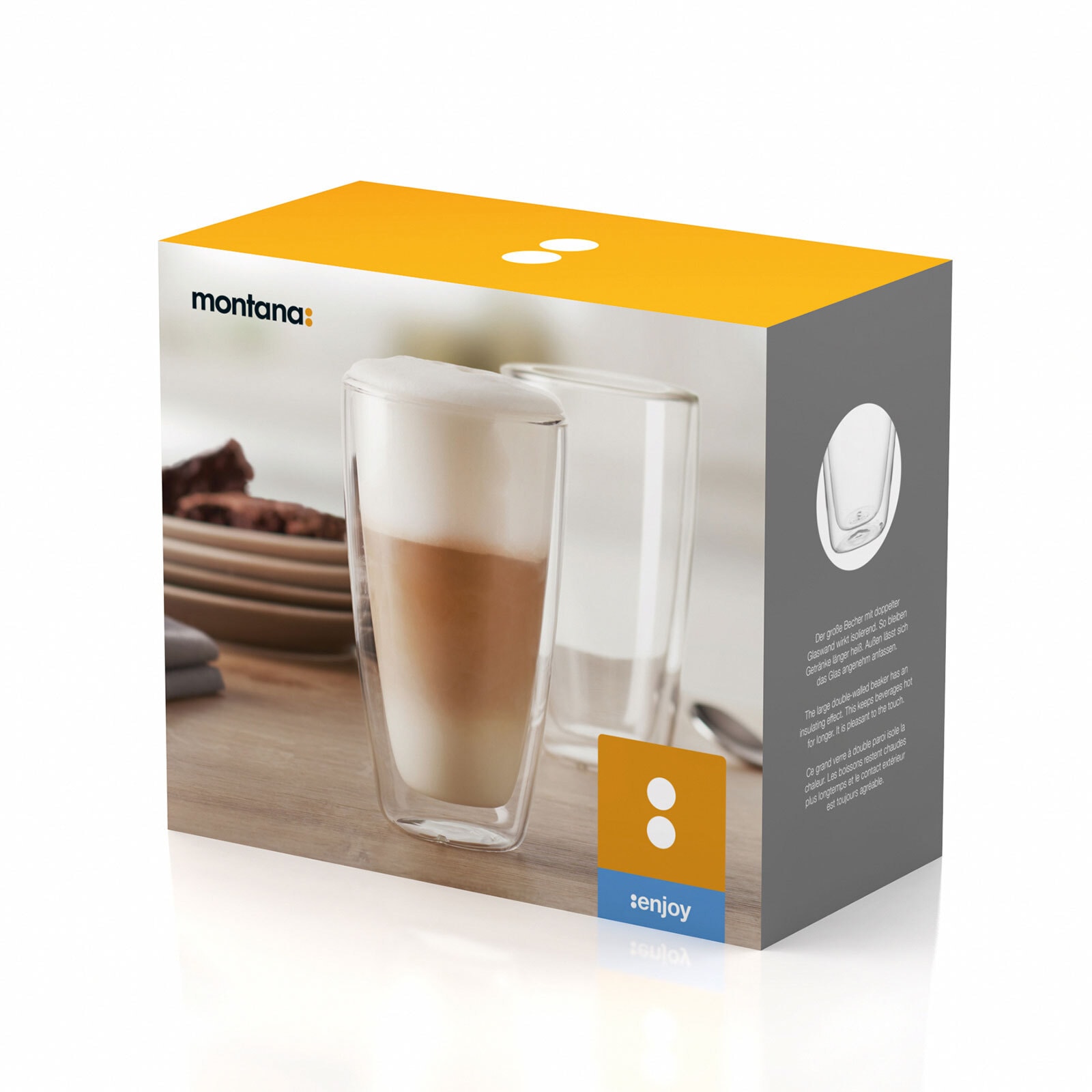 montana Doppelwandbecher ENJOY 2er Set