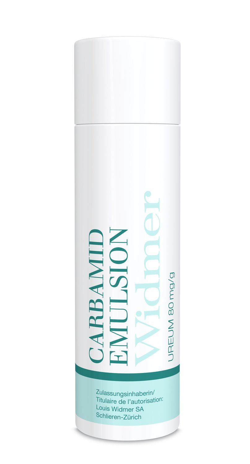 CARBAMIDE Emuls Widmer Fl 150 ml<br>150 ml, Flasche, Emulsion zur Anwendung auf der Haut, Widmer