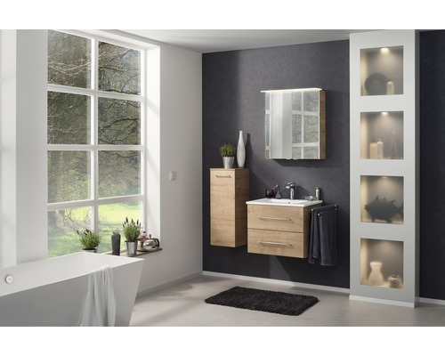 Fackelmann B.perfect midi kast, knoestige eik, 81x30,5x32 cm