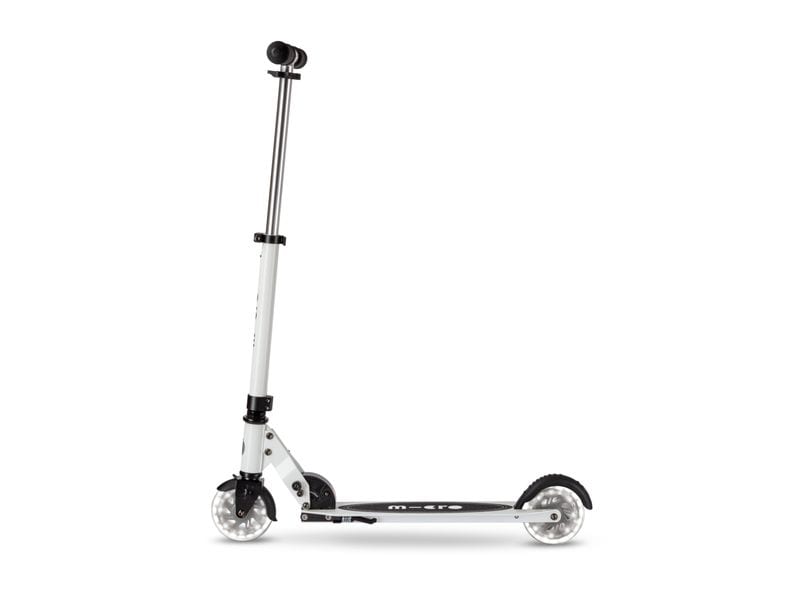 Micro Mobility Scooter Micro Sprite Glow LED White Klappbarer Scooter