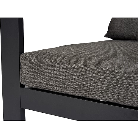 Palamos loungestol - Aluminium/Polyester - Grå