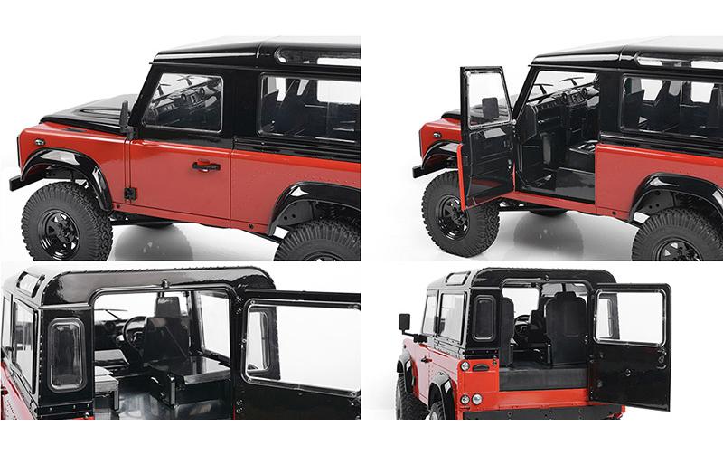 Scale Crawler Gelände II Land Rover Defender D90 RTR, 1:10<br>Land Rover Defender D90 Autobiography Limited Edition Scale Modell