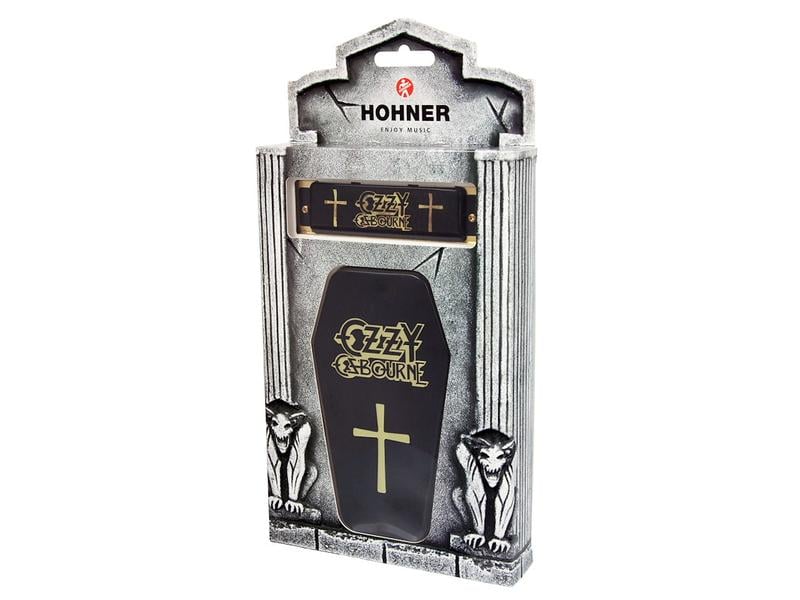 Hohner Mundharmonika Signature Series Ozzy Osbourne – C-Dur Mundharmonika mit eigens designtem Deckel