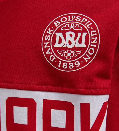 Hummel Sweatshirt - DBU - hmlJubel - Rød m. Logo