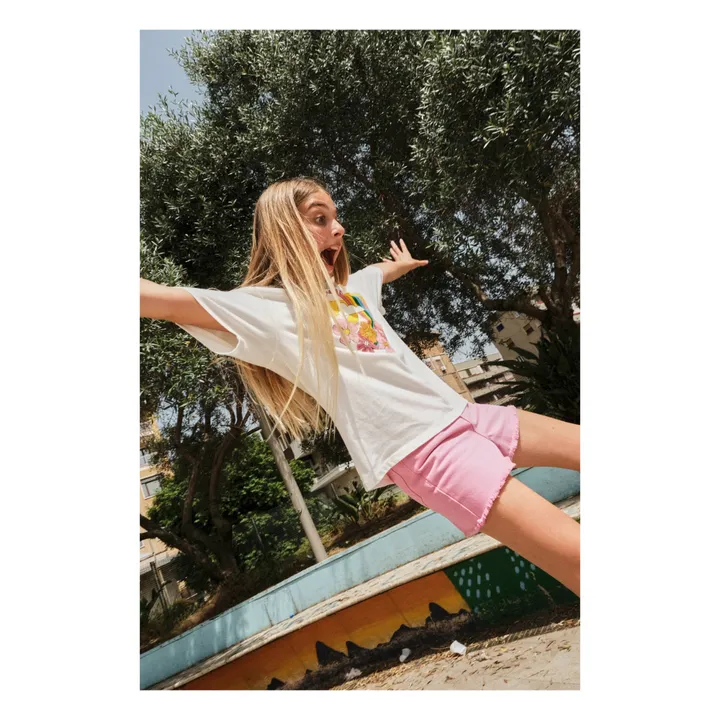 Hundred Pieces Short en Jean Bio | Rose