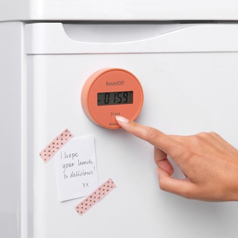 Kookwekker Magnetisch, TASTY  - Terracotta Pink