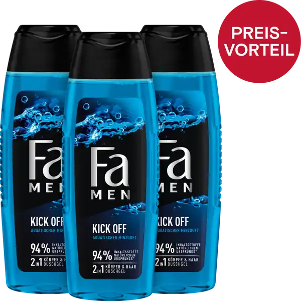 2in1 Körper & Haar Duschgel Kick Off Vorteilspack