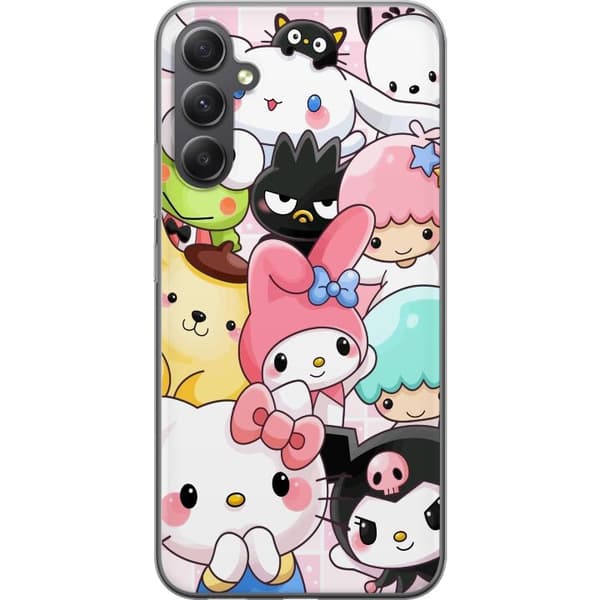 Samsung Galaxy A25 Gjennomsiktig deksel Kawaii Sanrio Crew