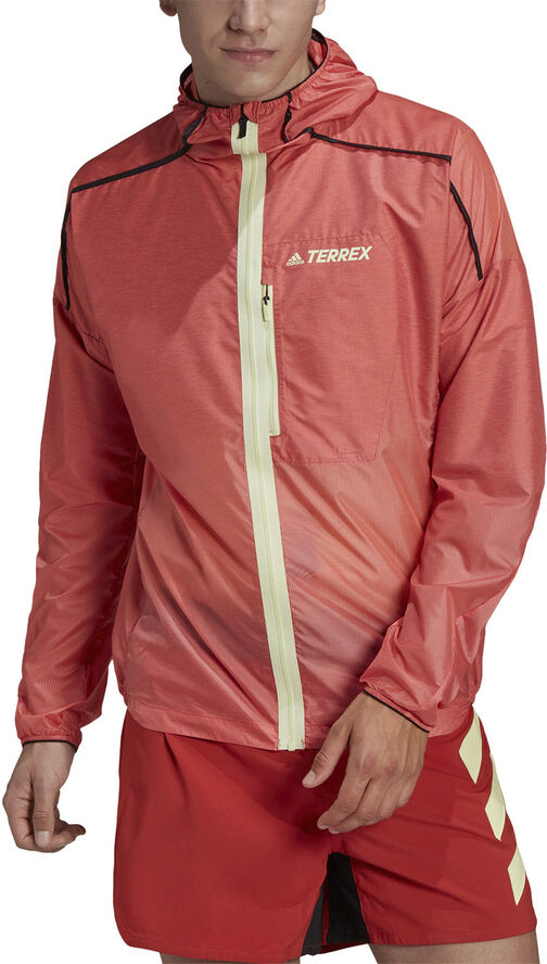 adidas Terrex Agravic Windweave Wind løbejakke Rød