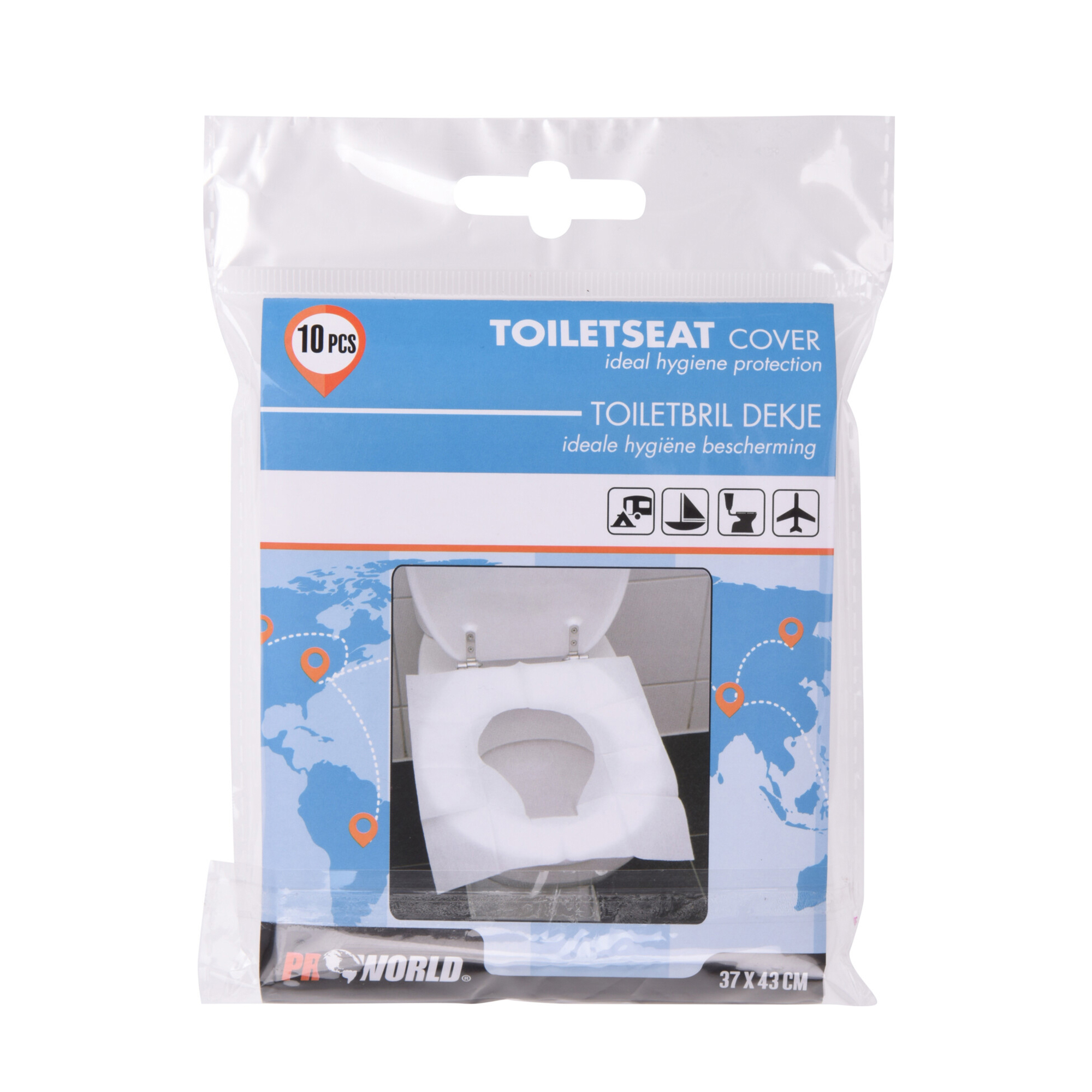 Toilettensitzauflage Papier 10 Stk.