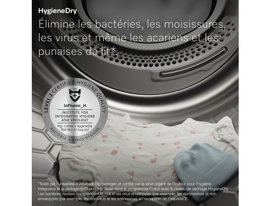 MIELE - Sèche-linge pompe à chaleur TWH780WP EcoSpeed 9kg