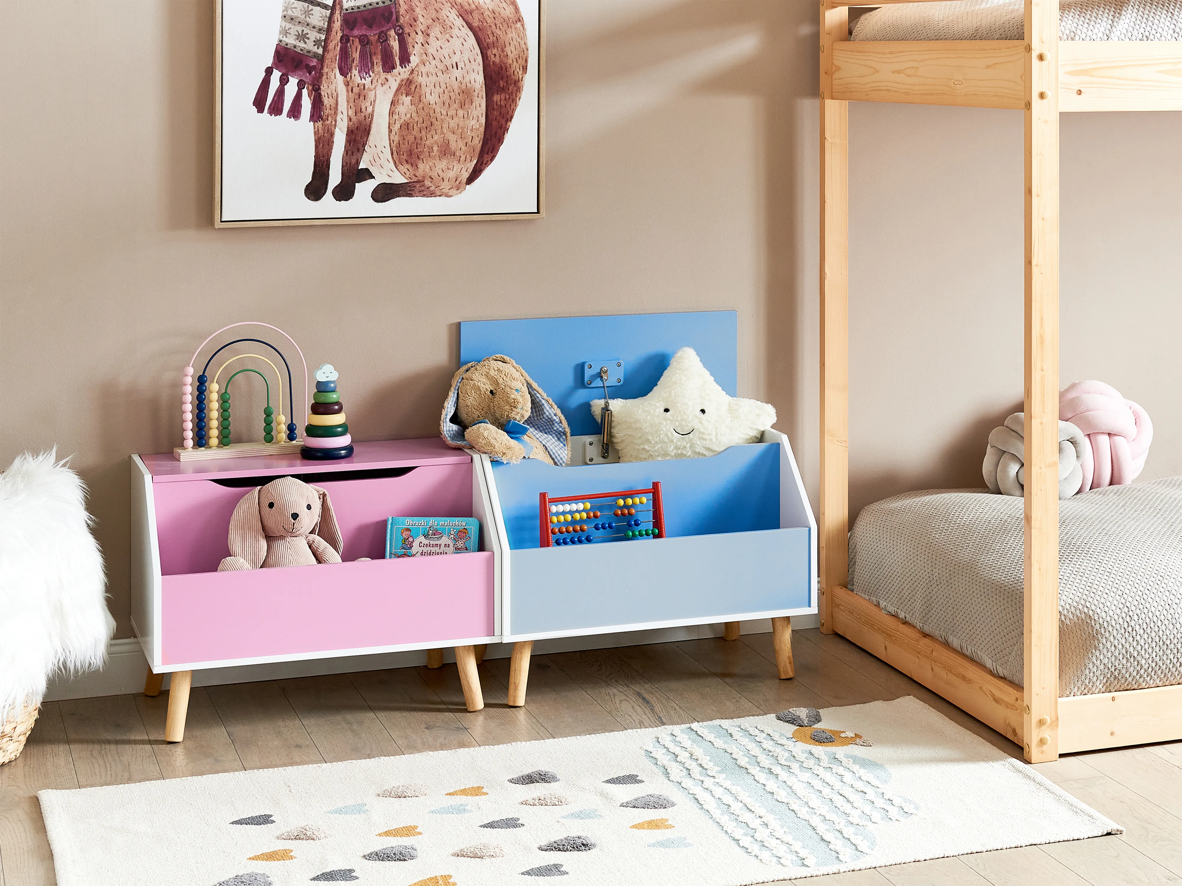 Kast CASPER 43 cm Blauw