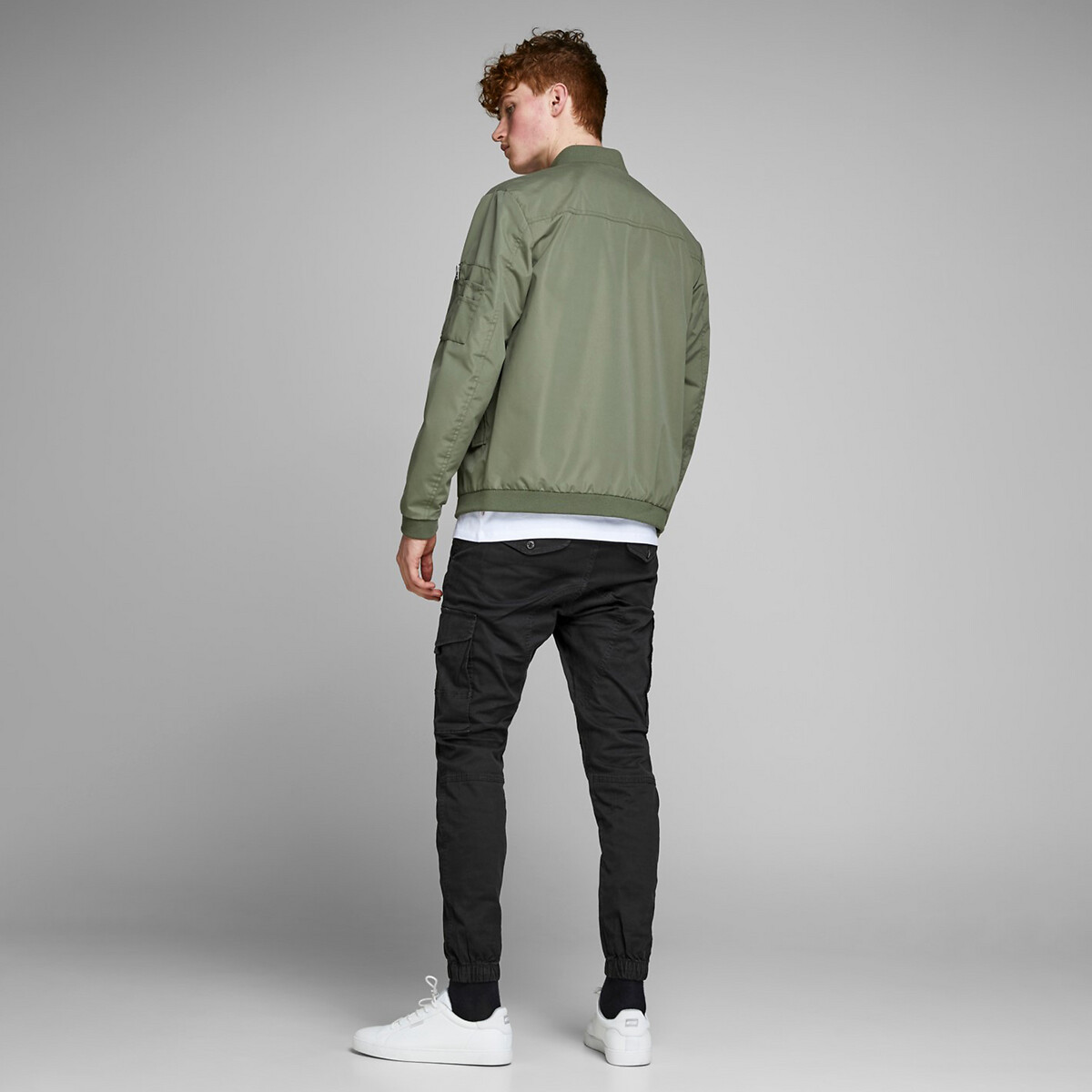 JACK & JONES<br>Calça cargo slim Paul Flake