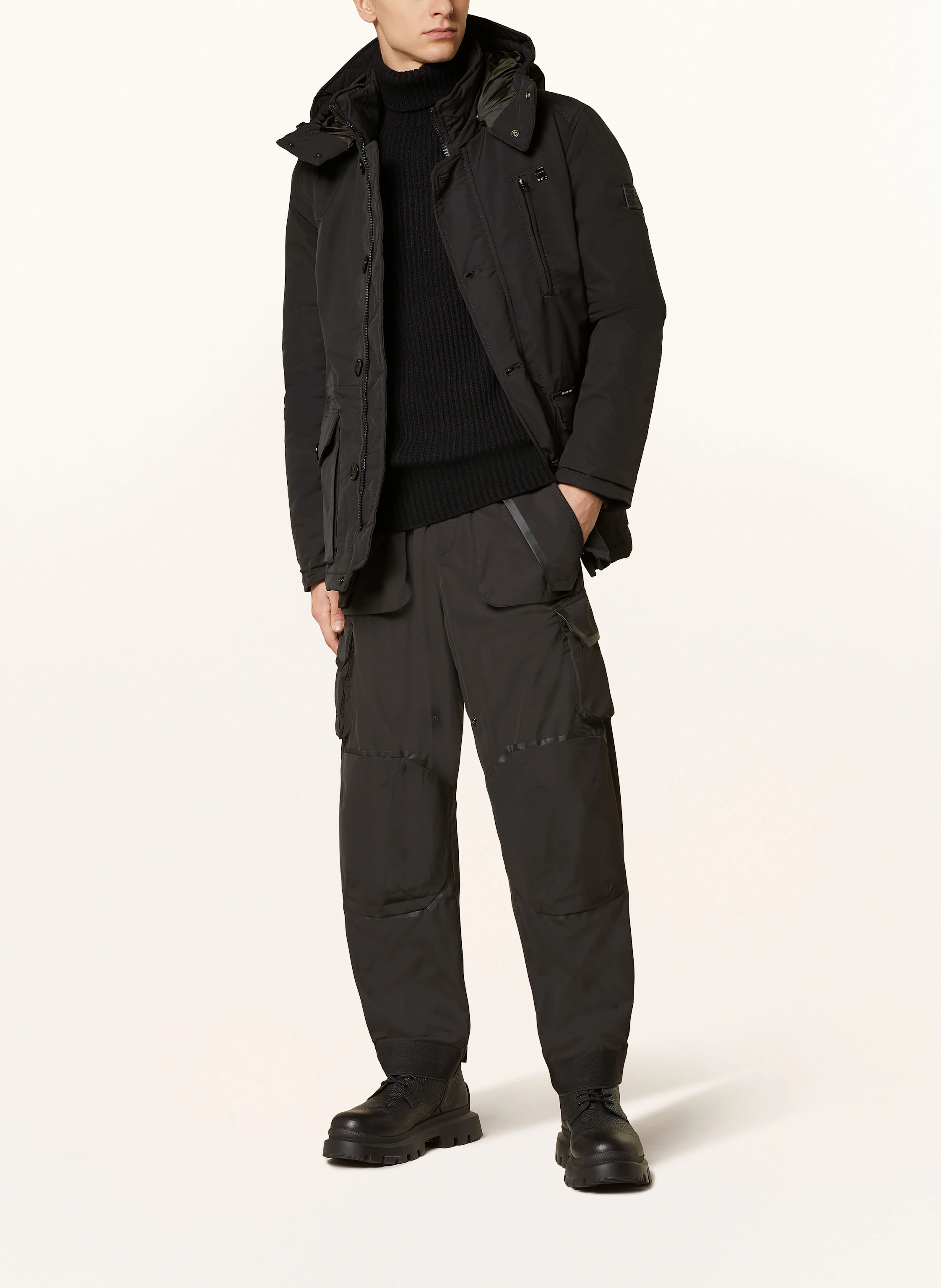 G-Star Parka VODAN mit abnehmbarer Kapuze