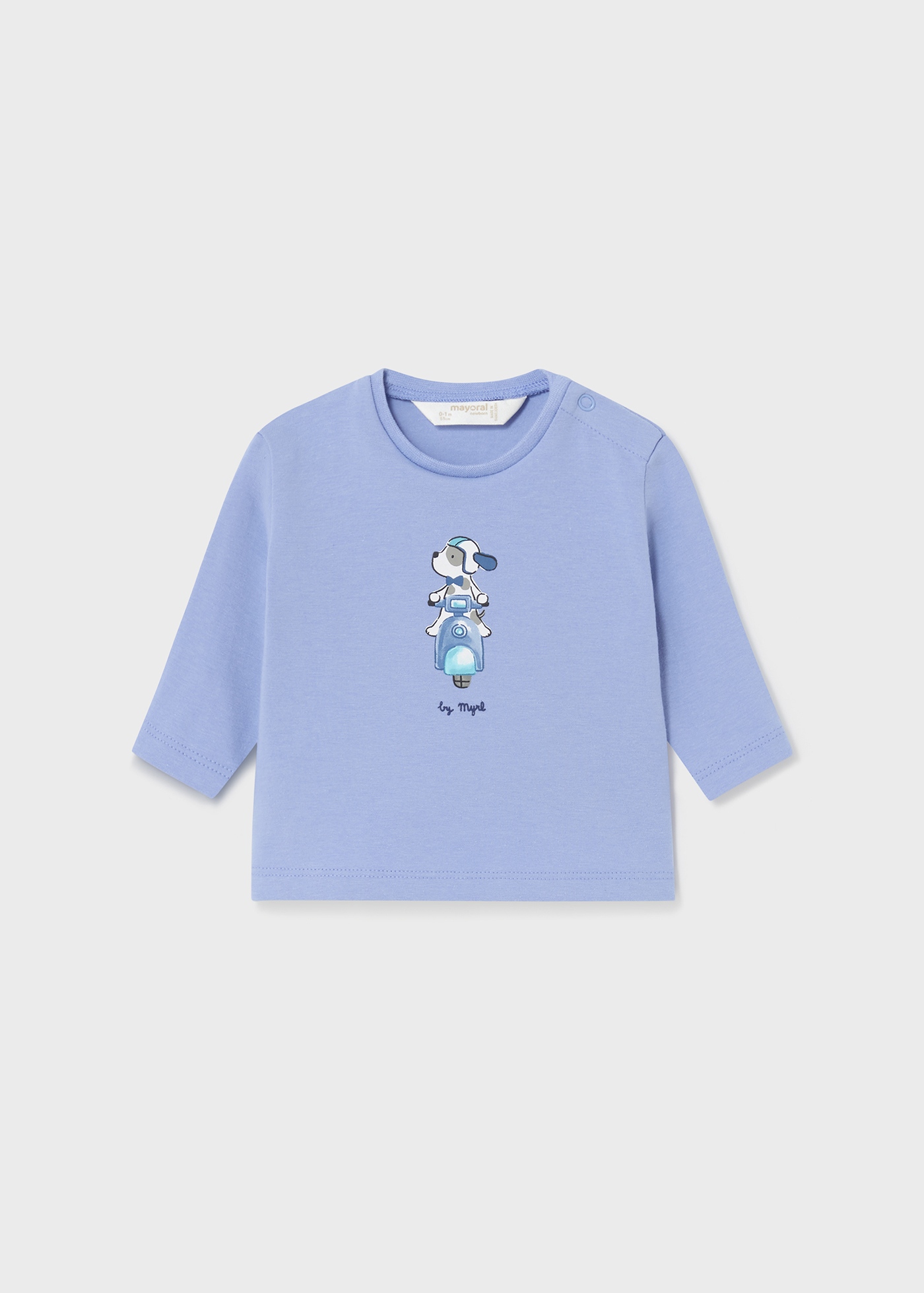 Conjunto de 2 camisetas de manga comprida Better Cotton para recém-nascidos.