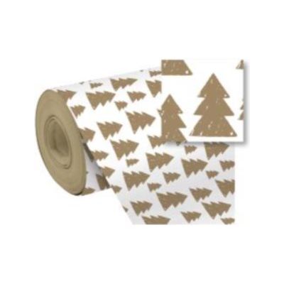 Clairefontaine Christmas - Emballage cadeau - 35 cm x 5 m - 70 g/m² - papier kraft
