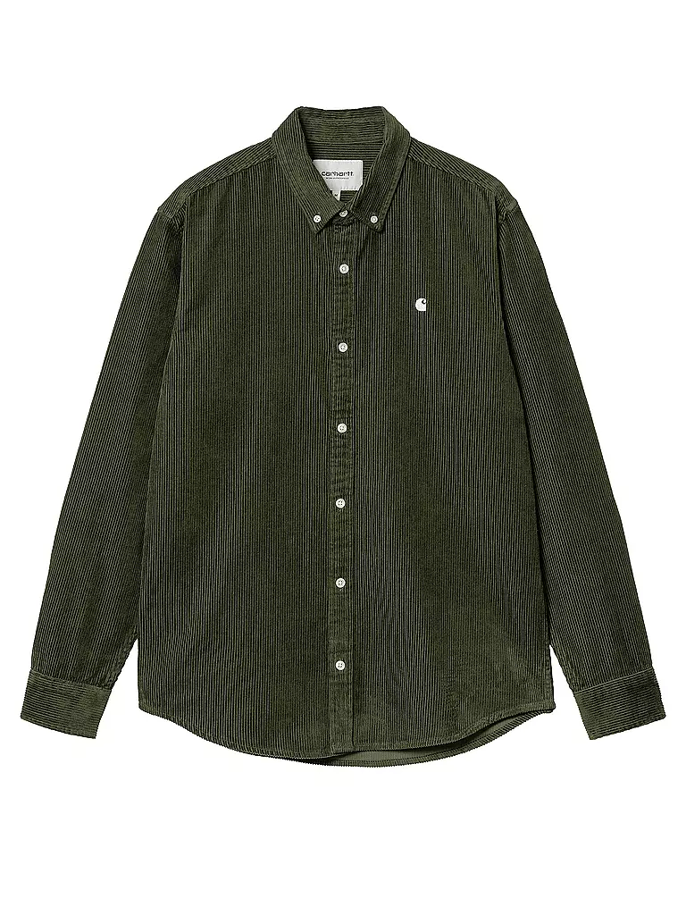 CARHARTT WIP Cordhemd MADISON dunkelgrün