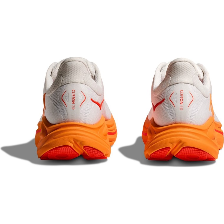 Hoka W Bondi 9 Wide Frost/Orange Zest