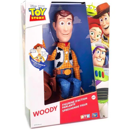 MTW Toys Disney Pixar Toy Story Sprechende Actionfigur Sheriff Woody