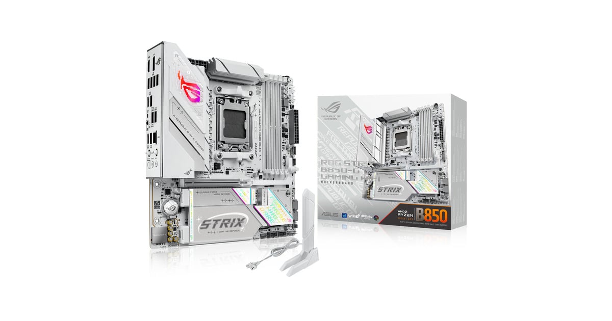 ASUSROG STRIX B850-G GAMING WIFI socket AM5 moederbord  (2.5 GbE-LAN, Wi-Fi 7, BT, Sound, µATX)