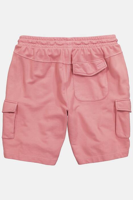 STHUGE Cargo-Bermuda, Elastikbund, Sweat, Relaxed Fit, bis 8 XL, dunkelrosa | Ulla Popken