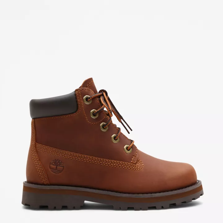 Bottine 6-Inch Courma Kid à zip latéral pour tout-petit en marron