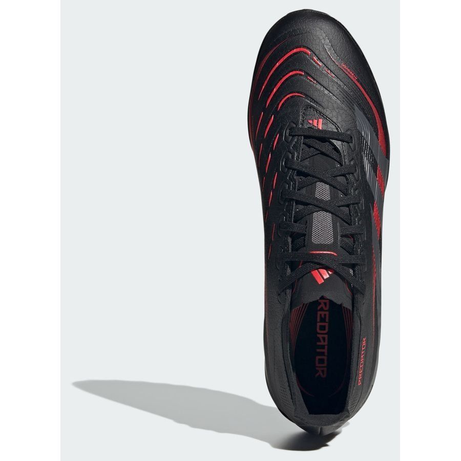 adidas Predator League TF Stealth Victory - Noir/Gris/Lucid Red