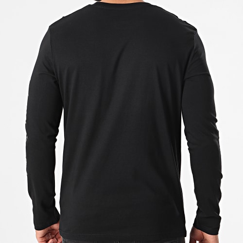 Tee Shirt Manches Longues Oriental Mono Noir Or