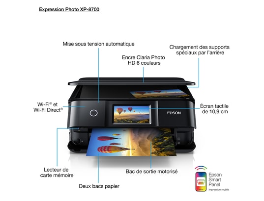 EPSON - Imprimante jet d'encre Expression Photo XP-8700