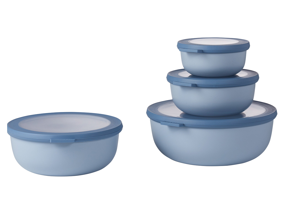 Mepal Cirqula 4-delige set ronde vershouddozen - Blue