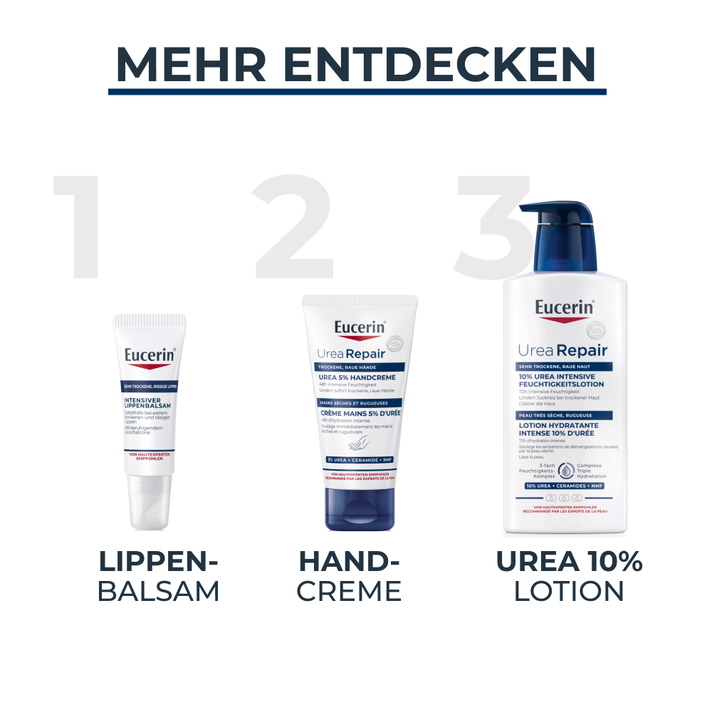 EUCERIN UreaRepair Gesichtscreme 5 %<br>50 ml, Tube, Creme, Urea