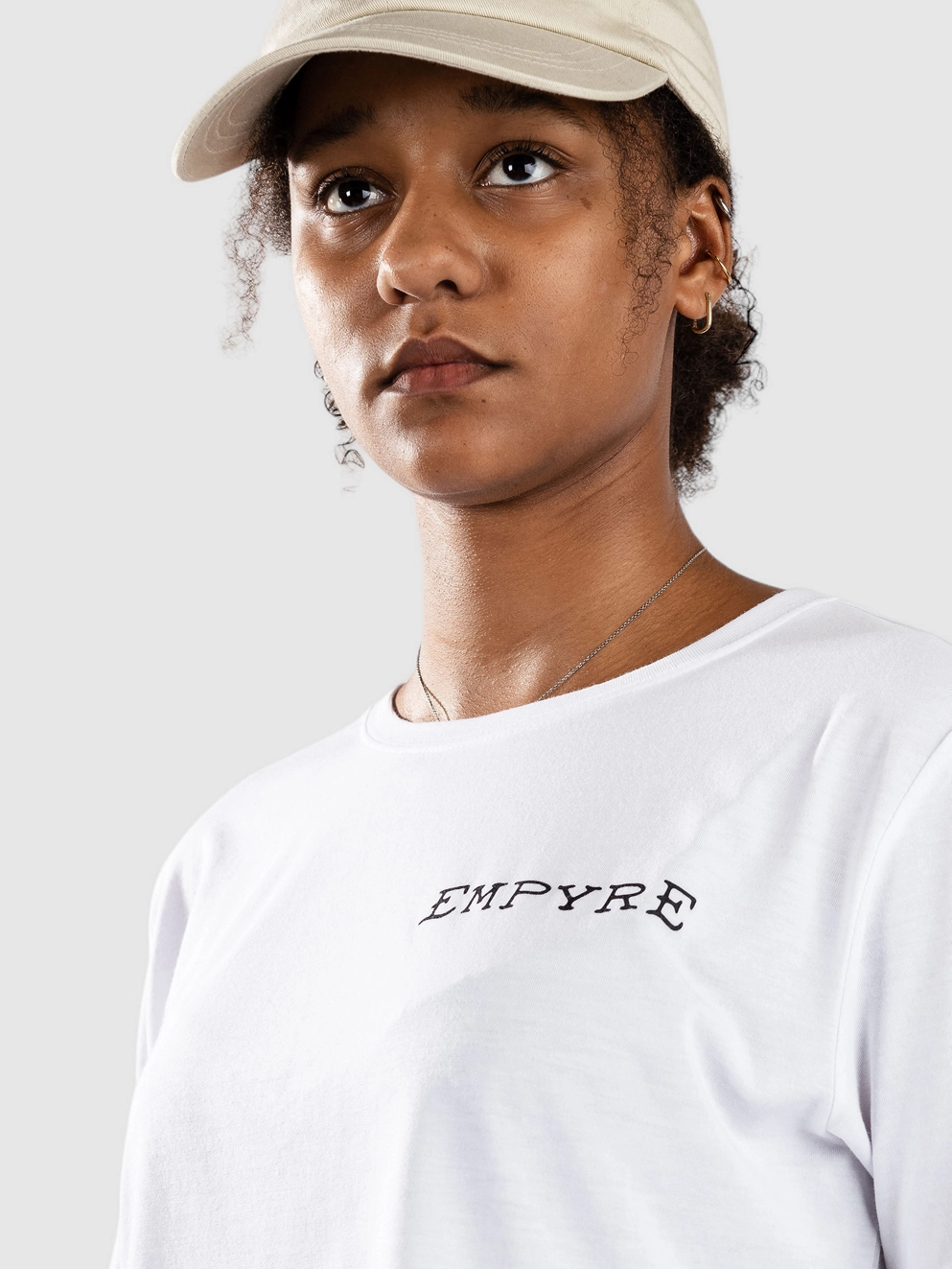 Empyre Scorpio Cropped T-Shirt white