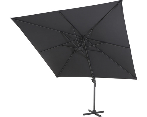 Siena Garden Califorina zweefparasol, 300 x 300 cm, antraciet