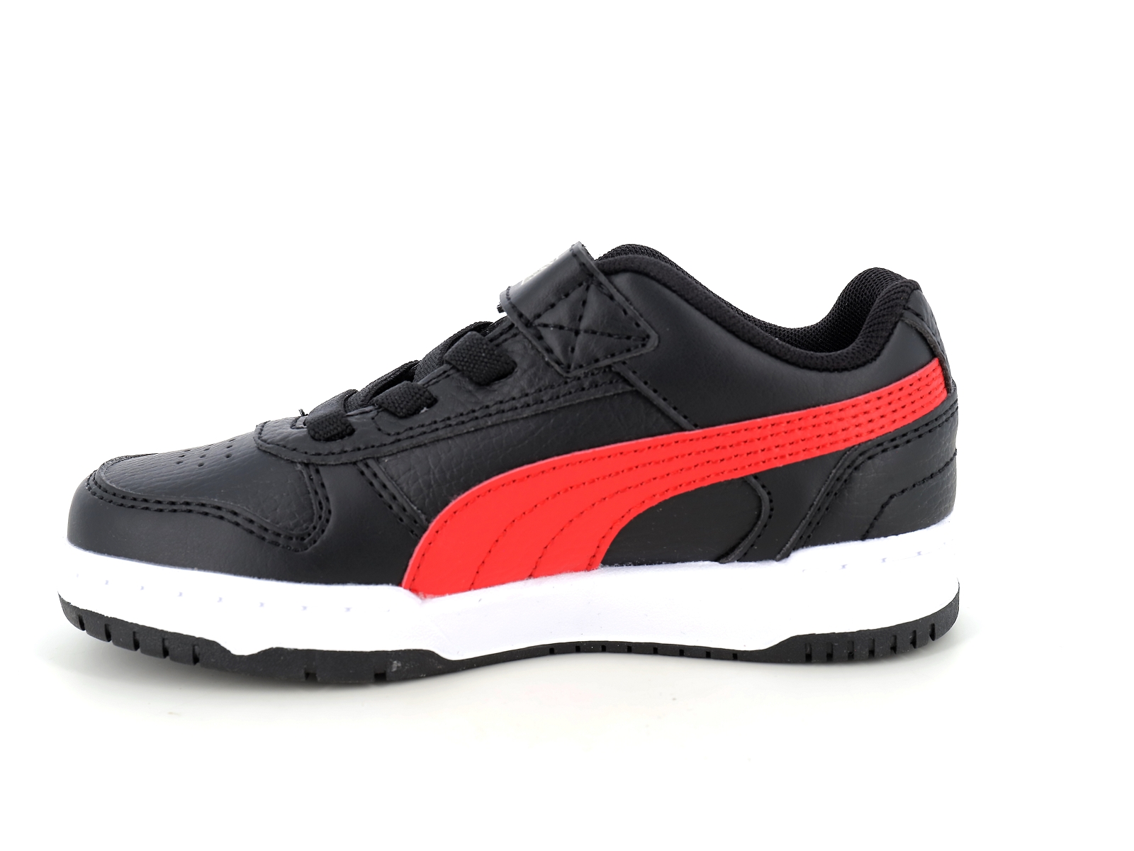 Puma-387351 Matières combinées Noir Rouge