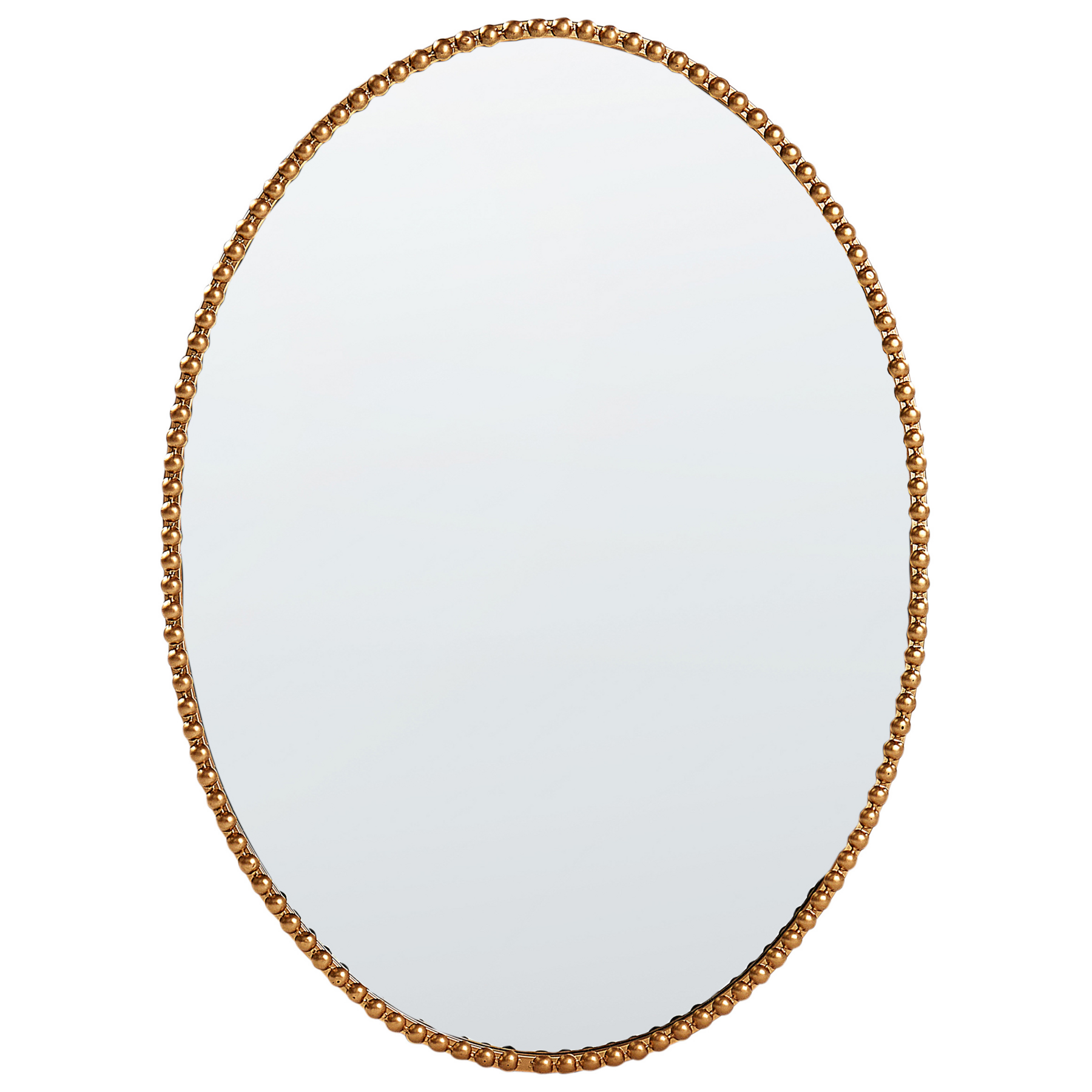 Beliani - OUVEA - Wandspiegel - Goud  - Hars