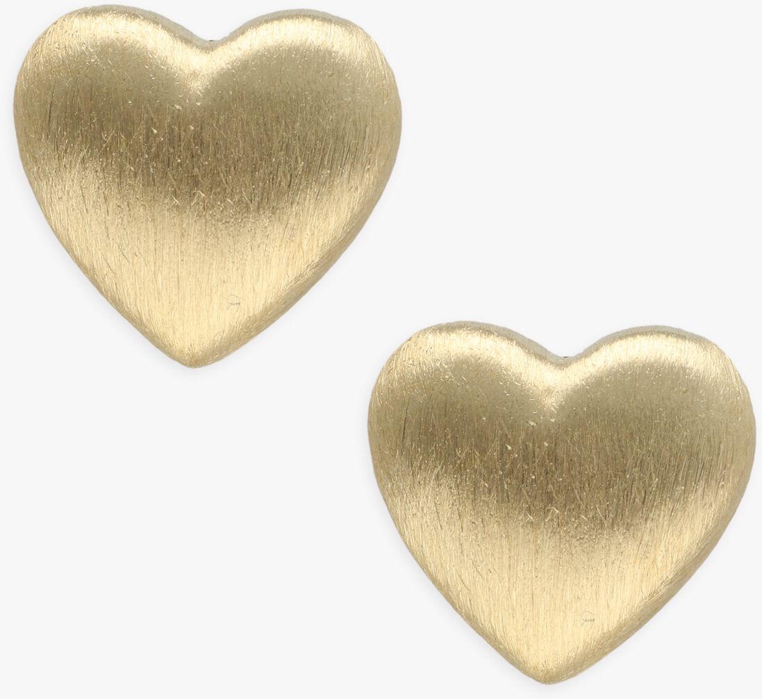 goudkleurig lott. gioielli sieraad cl earring heart m